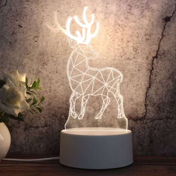 B-glow rain deer display